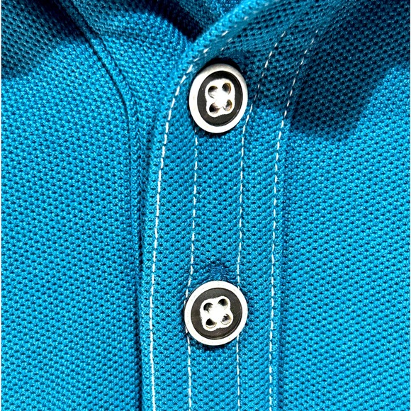 Tommy Bahama Island Zone Men’s Polo Marlin Blue Cruise Short Sleeve Size XL - Picture 6 of 12